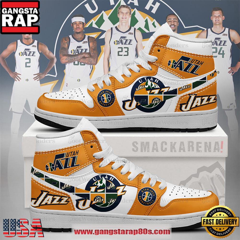 Utah Jazz NBA Nike Air Jordan 1 Sneakers Shoes