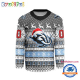 Utah Mammoth 2025 NHL Christmas Personalized Hockey Jersey Design