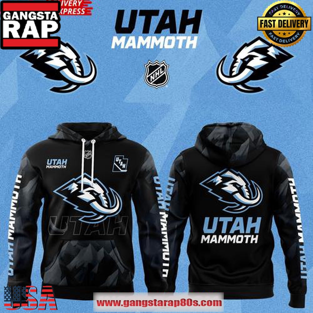 Utah Mammoth NHL New Logo 2025 Unisex Hoodie Collection