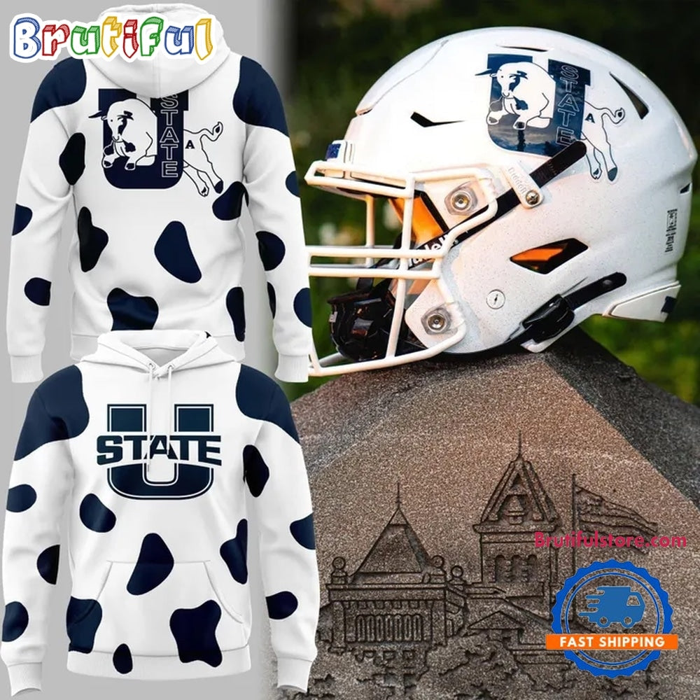 Utah State Aggies 1992 1995 Logo Hoodie T-Shirt