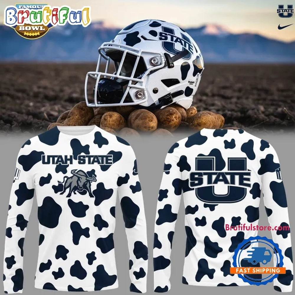 Utah State Aggies Best Helmet Edition Gameday Long Sleeve Shirt