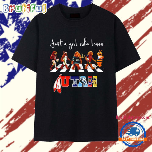 Utah Team Just a Girl Who Loves Abbey Road T Shirt