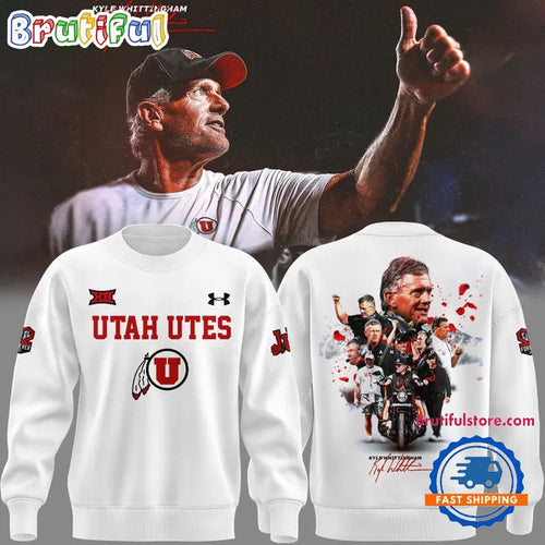 Utah Utes Football 21 Years One Legend Kyle Whittingham Limited Exclusive Sweatshirt