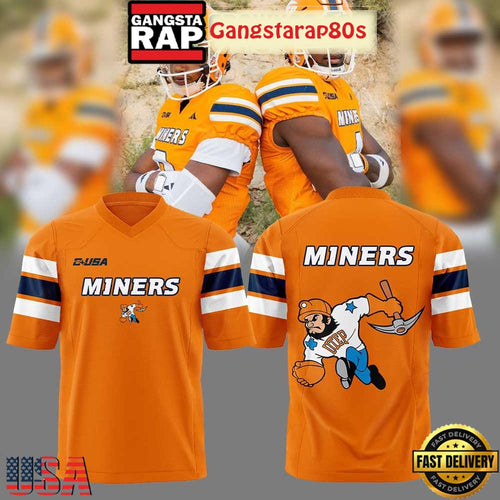 UTEP Miners We Are Back New Uniform Limited Edition Football Jersey