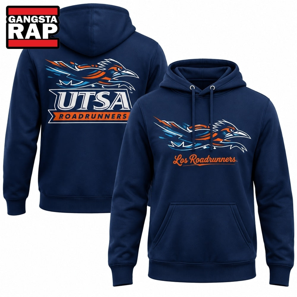 UTSA Roadrunners Los Correcaminos 2026 Navy Pullover Hoodie