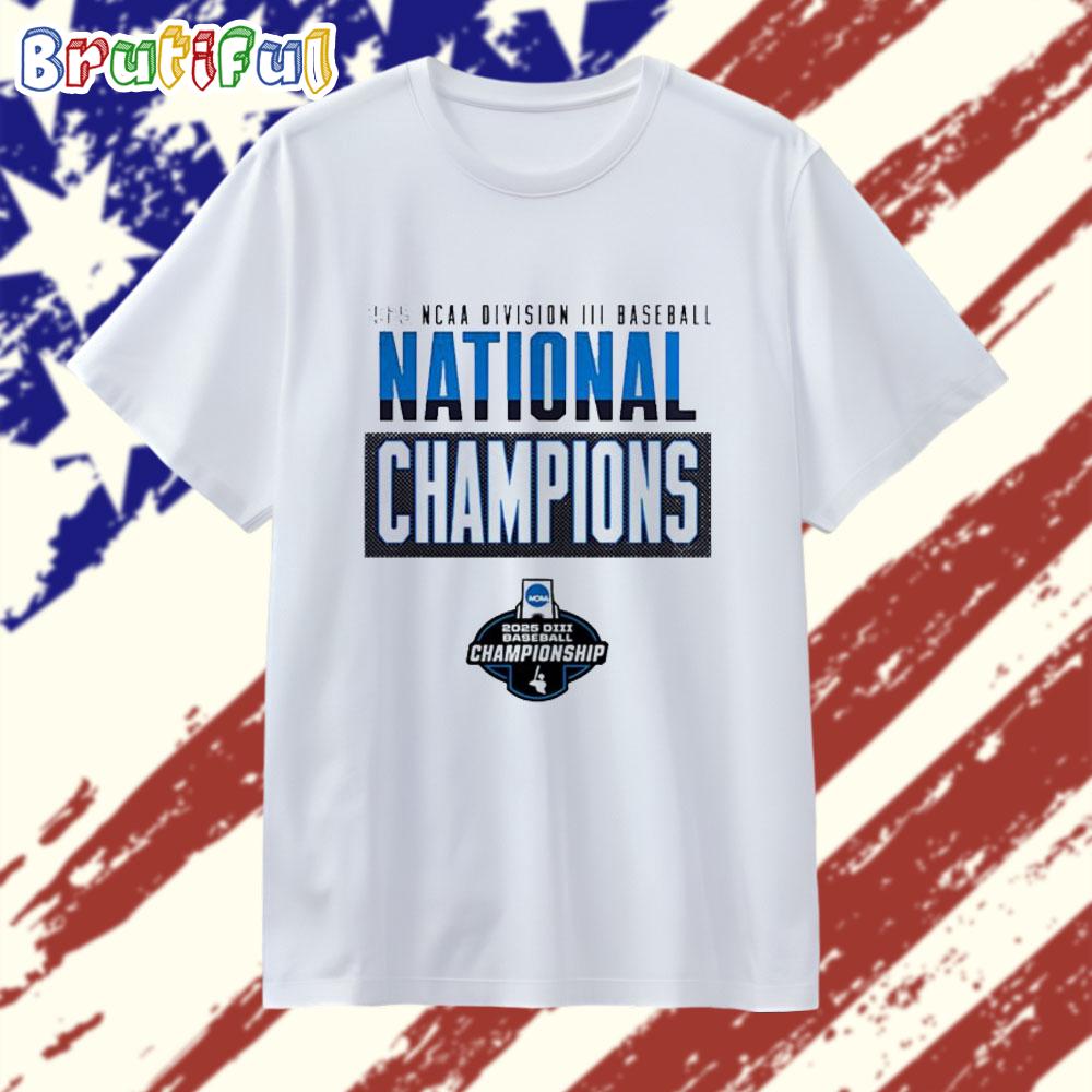 UWW Baseball 2025 NCAA National Champions T Shirt