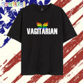 Vagitarian Butterfly LGBT Pride Month T Shirt