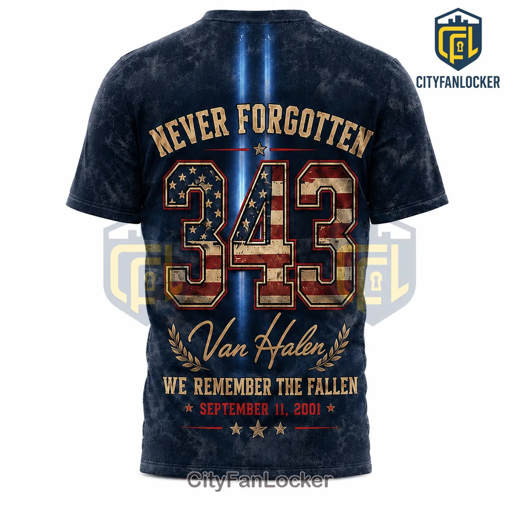 Van Halen 9-11 Remembrance Patriotic Tribute T-Shirt