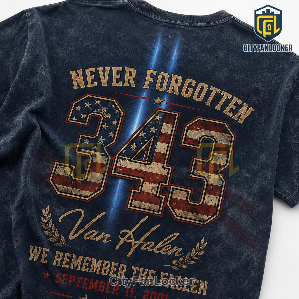 Van Halen 9-11 Remembrance Patriotic Tribute T-Shirt