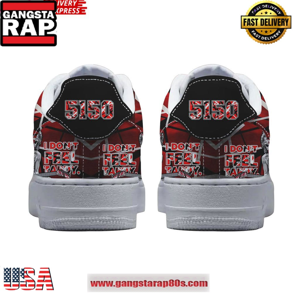 Van Halen Don’t Feel Tardy Limited Edition Air Force 1 Sneakers Shoes