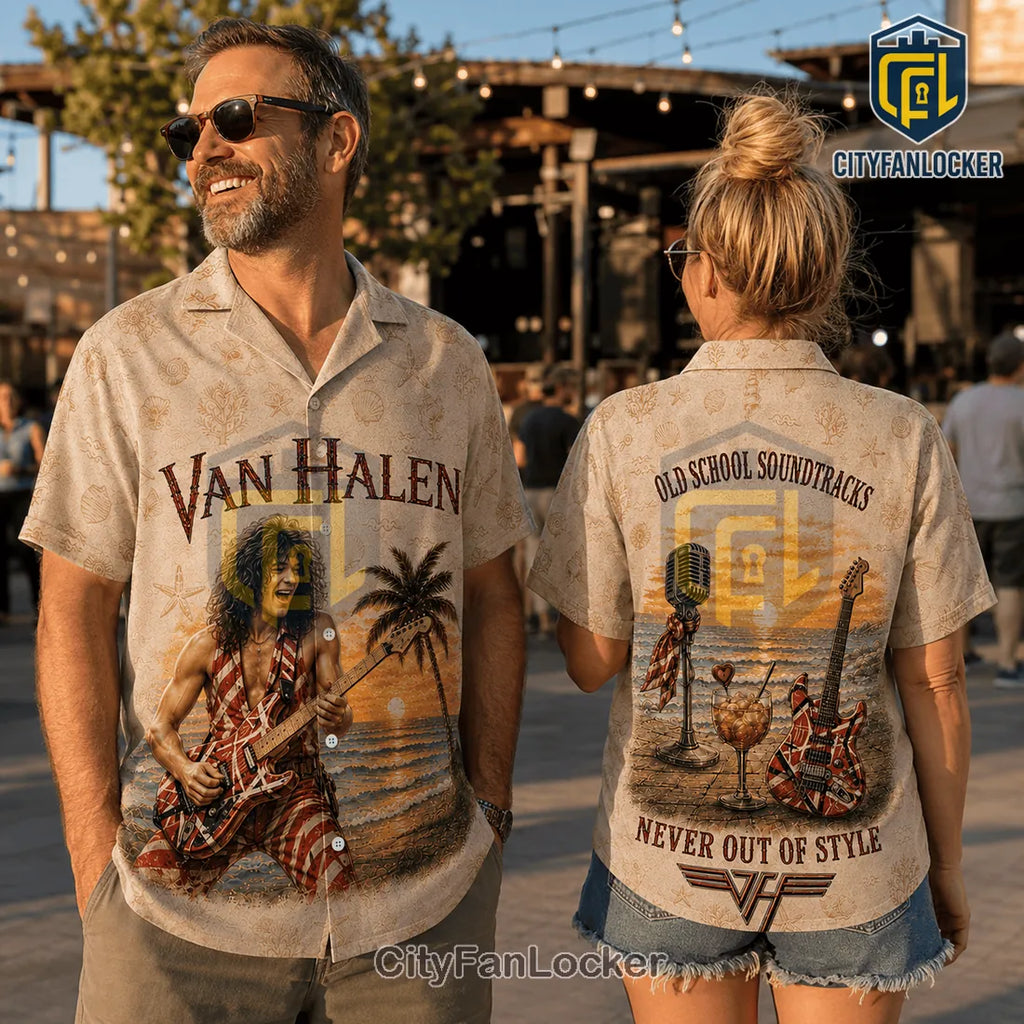 Van Halen Eddie Van Halen Vintage Hawaiian Shirt