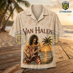 Van Halen Eddie Van Halen Vintage Hawaiian Shirt