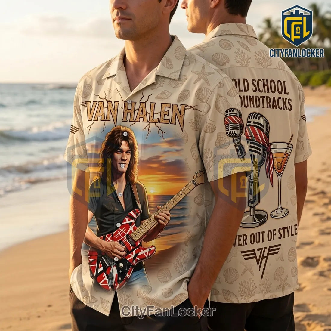 Van Halen Eddie Van Halen Vintage Hawaiian Shirt