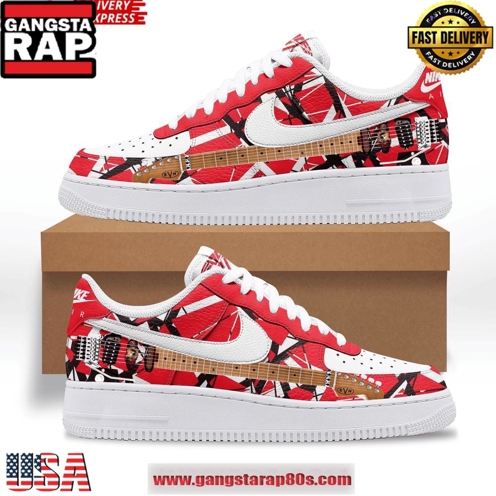 Van Halen Limited Edition Air Force 1 Running Sneakers Shoes
