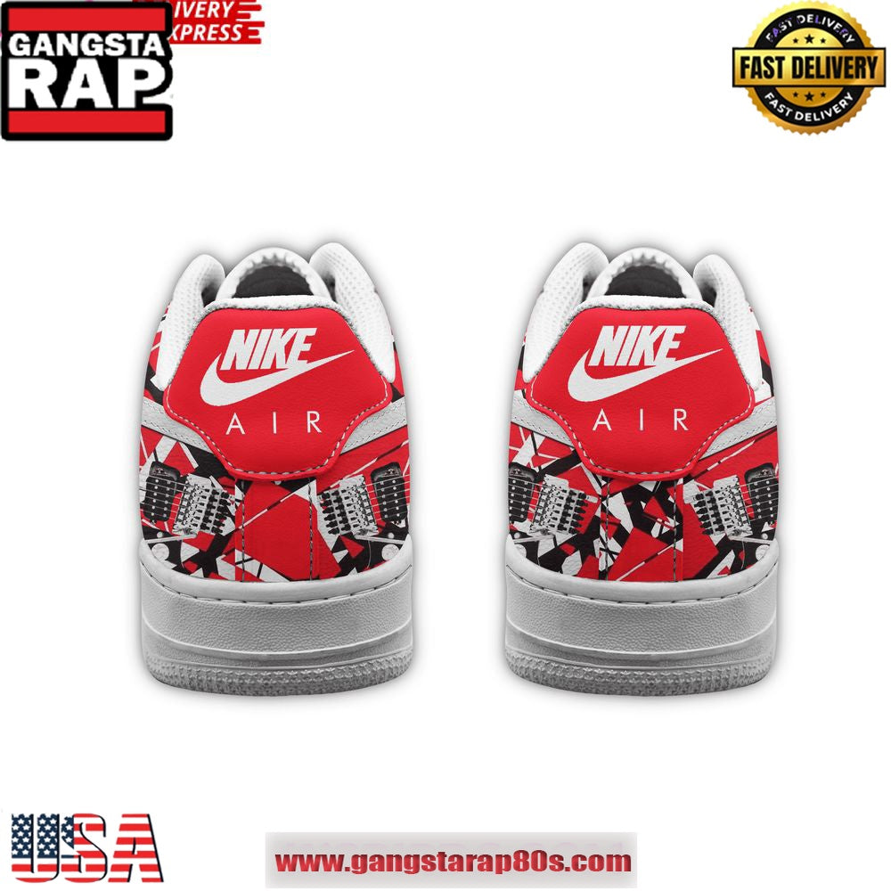 Van Halen Limited Edition Air Force 1 Running Sneakers Shoes