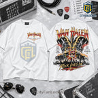 Van Halen Rock Band Blue Shirt