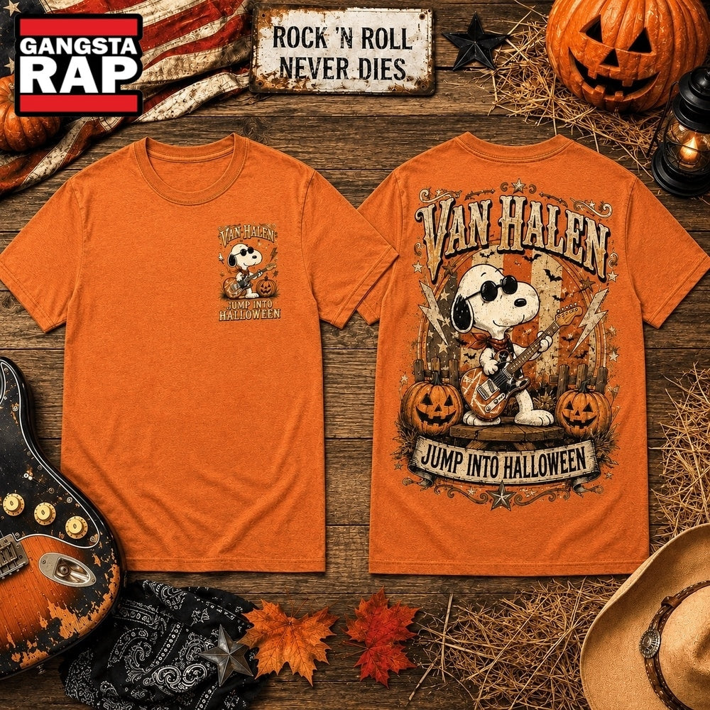 Van Halen Spooky Stage Vintage 3D Shirt