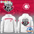 Vancouver Canadians Long 75th Anniversary of The Nat Limited Edition White Hoodie T-Shirt