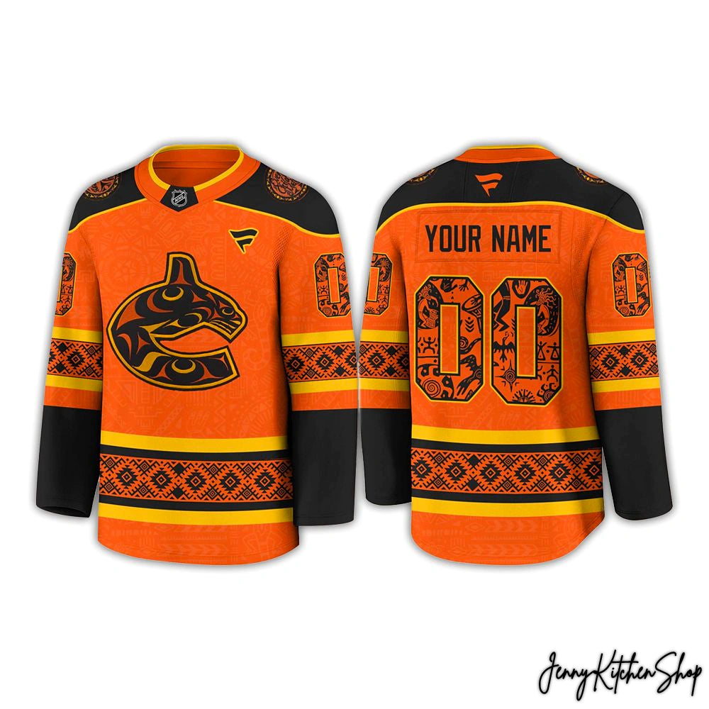 Vancouver Canucks 2025 Indigenous Heritage Night Hockey Jersey