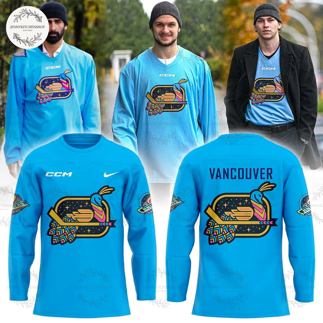 Vancouver Canucks Celebrating Diwali Night 2025 Hockey Jersey