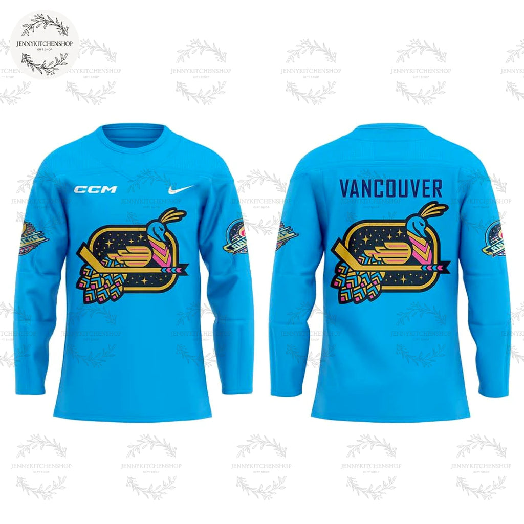 Vancouver Canucks Celebrating Diwali Night 2025 Hockey Jersey