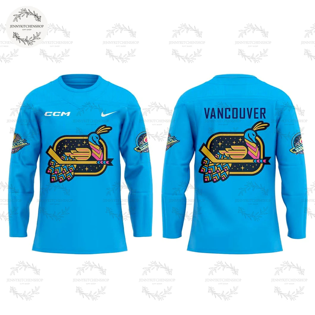 Vancouver Canucks Celebrating Diwali Night 2025 Hockey Jersey