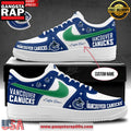 Vancouver Canucks Special Edition Custom Air Force 1 Running Sneakers Shoes