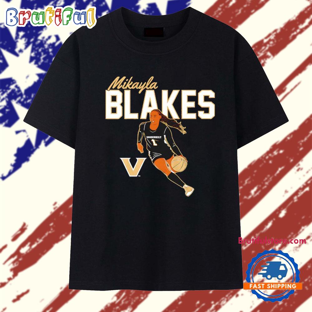 Vanderbilt Commodores Basketball Mikayla Blakes Player Pose T Shirt