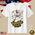 Vanilla Vick Miami Hurricanes College Football T-Shirt