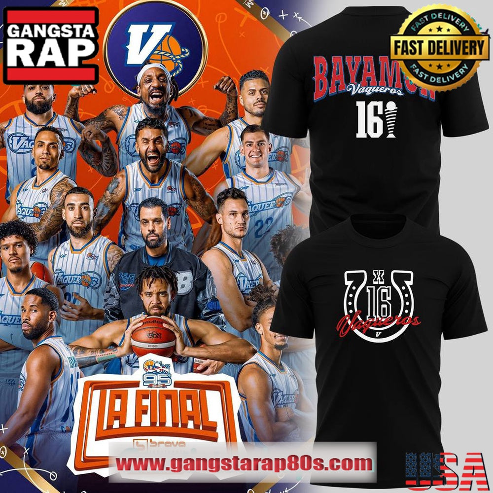 Vaqueros de Bayamn BSN Final Special Edition Black T-Shirt
