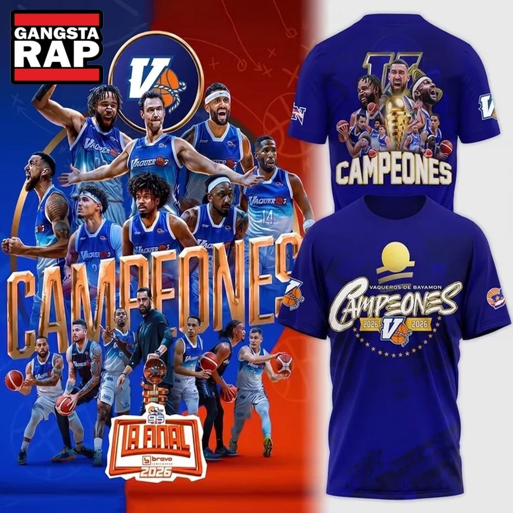 Vaqueros de Bayamon 2026 BSN Champions Limited 3D Shirt Hoodie T-Shirt