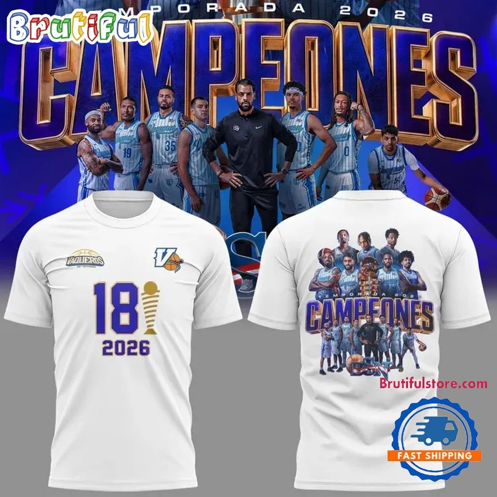 Vaqueros de Bayamon 2026 BSN Champions Special New T Shirt