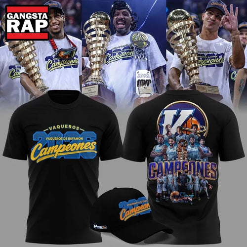 Vaqueros de Bayamon 2026 BSN Champions Team Graphic Design 3D Shirt Hoodie T-Shirt