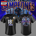 Vaqueros de Bayamon 2026 BSN Champions Team Graphic Design Baseball Jersey