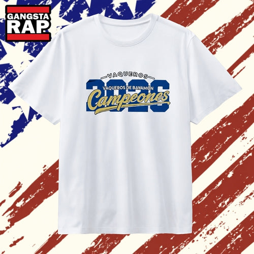Vaqueros de Bayamon 2026 Campeones Bayamon basketball T Shirt