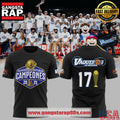 Vaqueros de Bayamon Champions Baloncesto Superior Nacional 2025 Black T Shirt