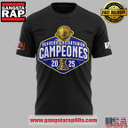 Vaqueros de Bayamon Champions Baloncesto Superior Nacional 2025 Black T Shirt