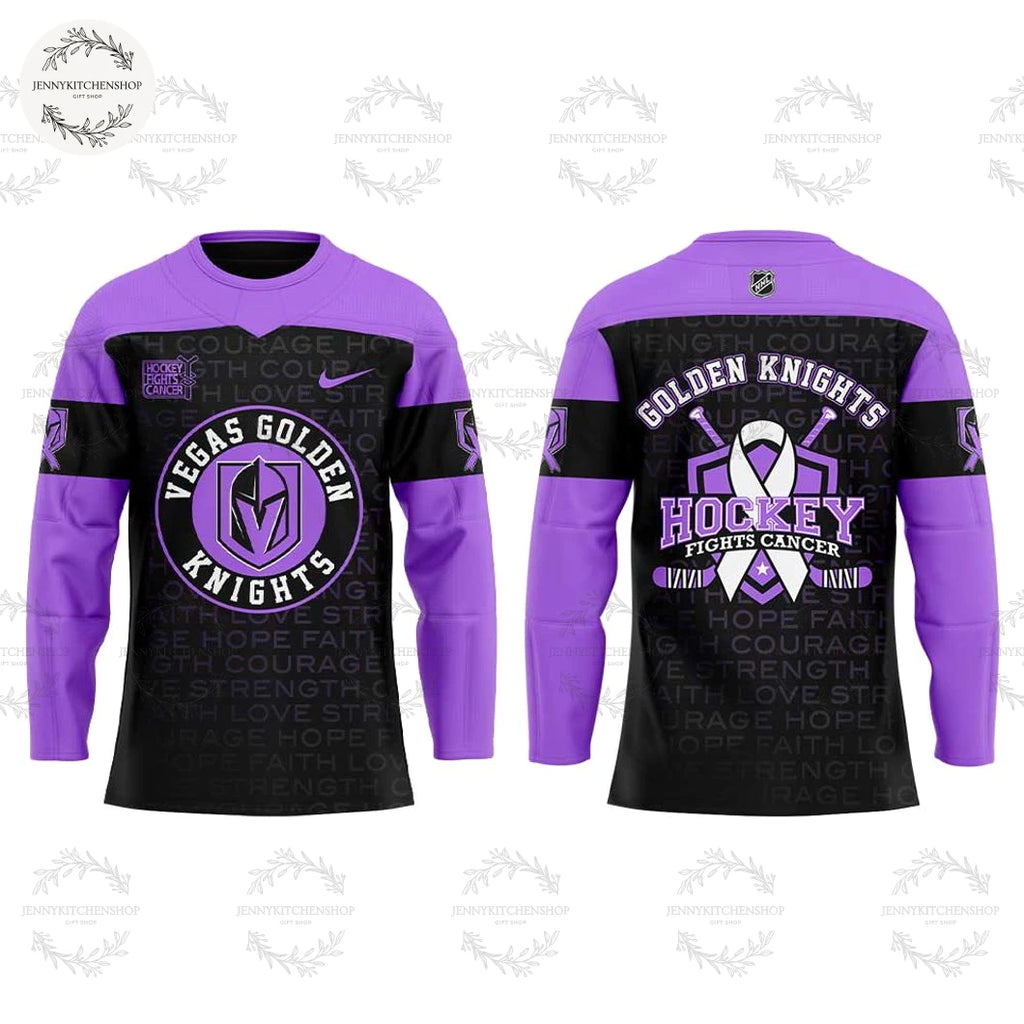 Vegas Golden Knights 2025 Fights Cancer New Edition Jersey