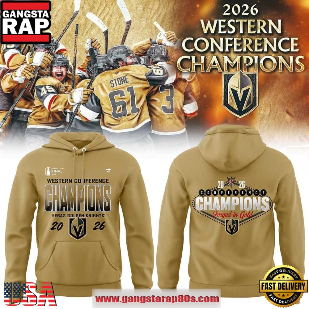 Vegas Golden Knights 2026 Western Conference Champions New Edition Hoodie