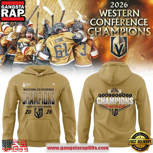 Vegas Golden Knights 2026 Western Conference Champions New Edition Hoodie