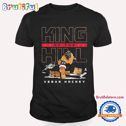 Vegas Golden Knights Adin Hill King of the Hill Signature T Shirt