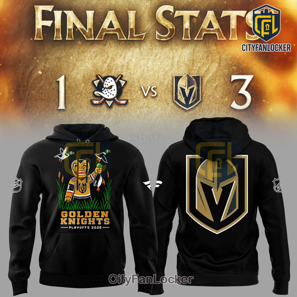 Vegas Golden Knights Limited Edition 2026 Playoffs Duck Hunt Hoodie
