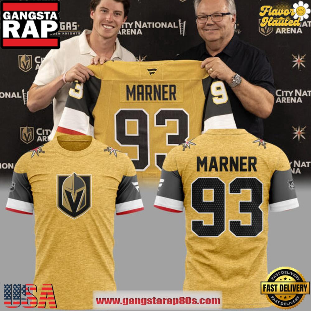 Vegas Golden Knights Mitch Marner Home Breakaway 2025 3D T Shirt