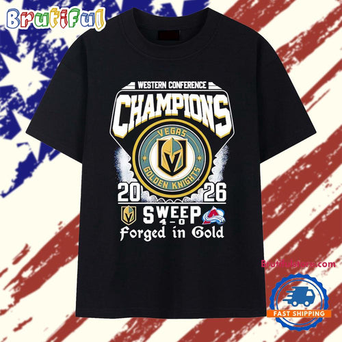Vegas Golden Knights vs Colorado Avalanche Western Conference Champions 2026 T Shirt