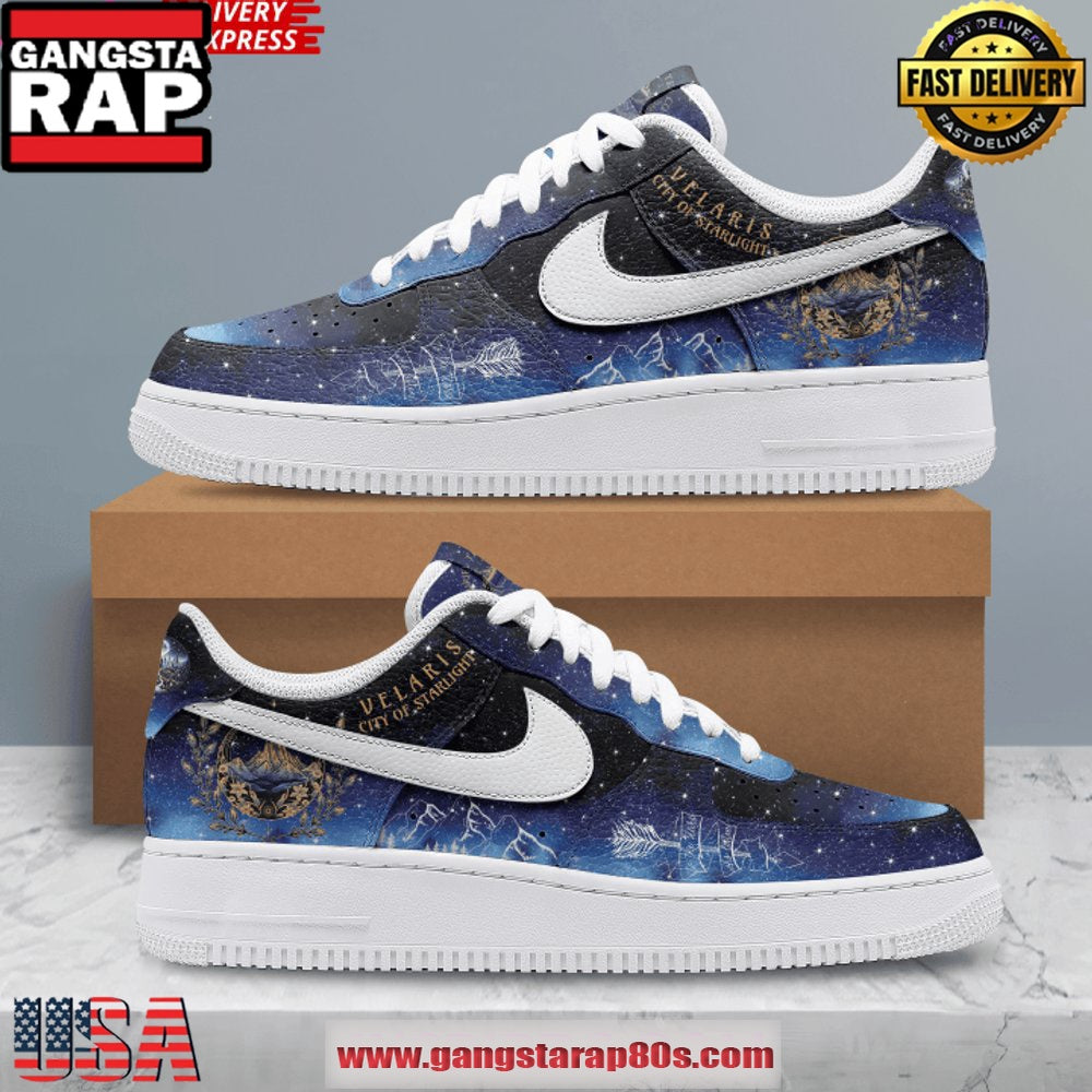 Velaris City of Starlight Limited Edition Air Force 1 Sneakers Shoes