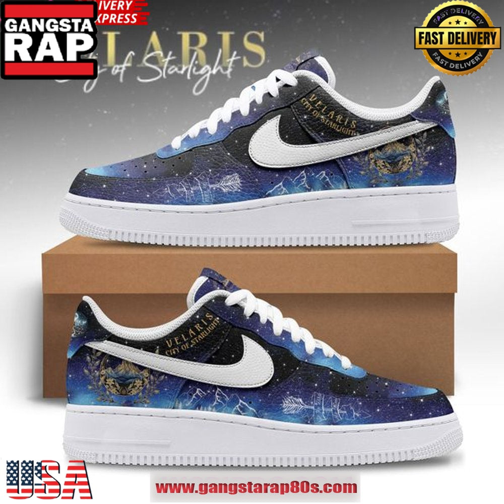 Velaris City of Starlight Limited Edition Air Force 1 Sneakers Shoes