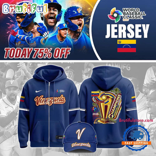Venezuela Baseball Champions Retro 2026 Limited Edition Hoodie Shirt