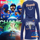 Venezuela Baseball World Baseball Classic Champions Royals 2026 Long Sleeve Shirt