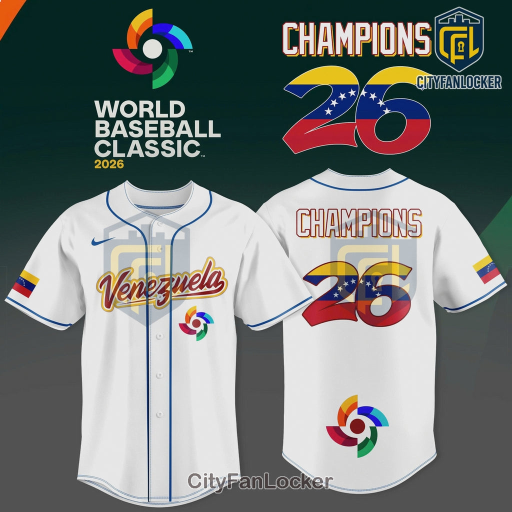 Venezuela Champions Baseball World Classic 2026 Team Jersey
