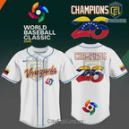 Venezuela Champions Baseball World Classic 2026 Team Jersey